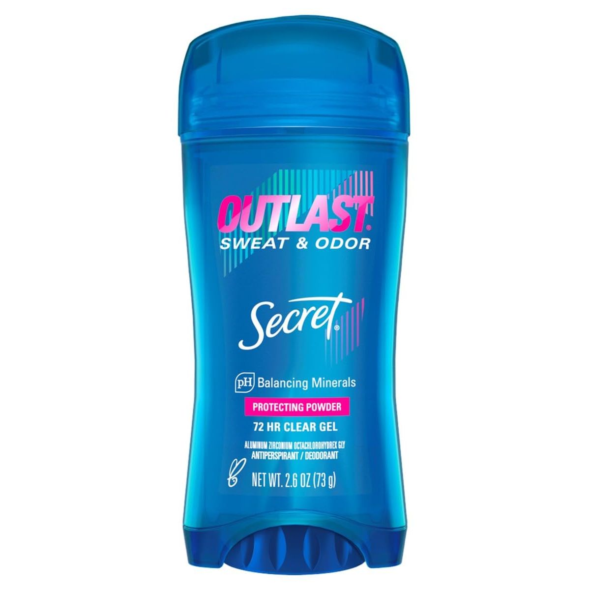 Secret Outlast Women's Antiperspirant Deodorant, Clear Gel, 2.6 oz