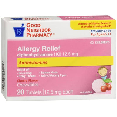Solution orale de diphénhydramine HCl GNP, saveur cerise, 4 oz