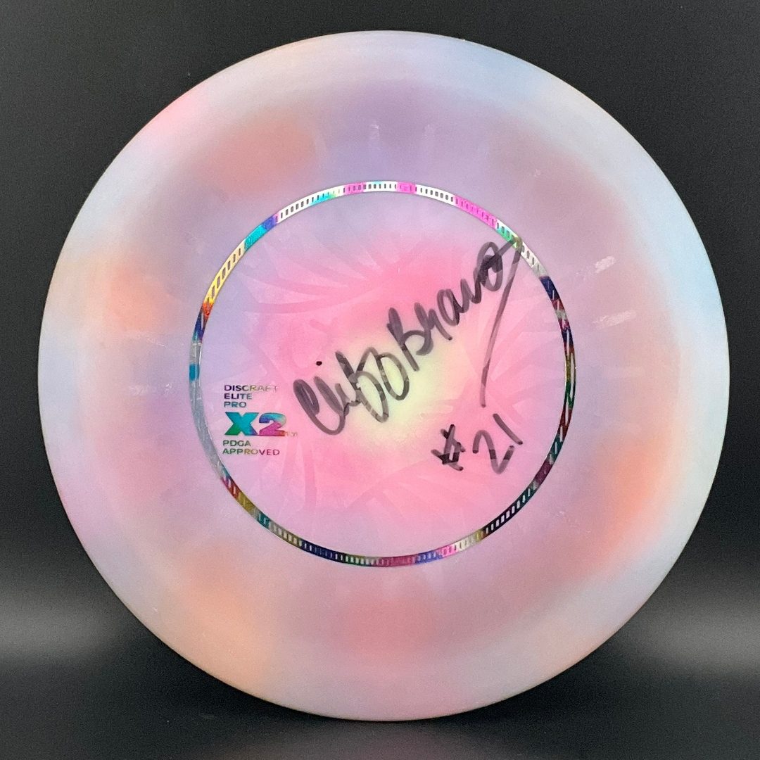 Disque de golf signé Elite Pro X2 - JBird Ghost Stamp