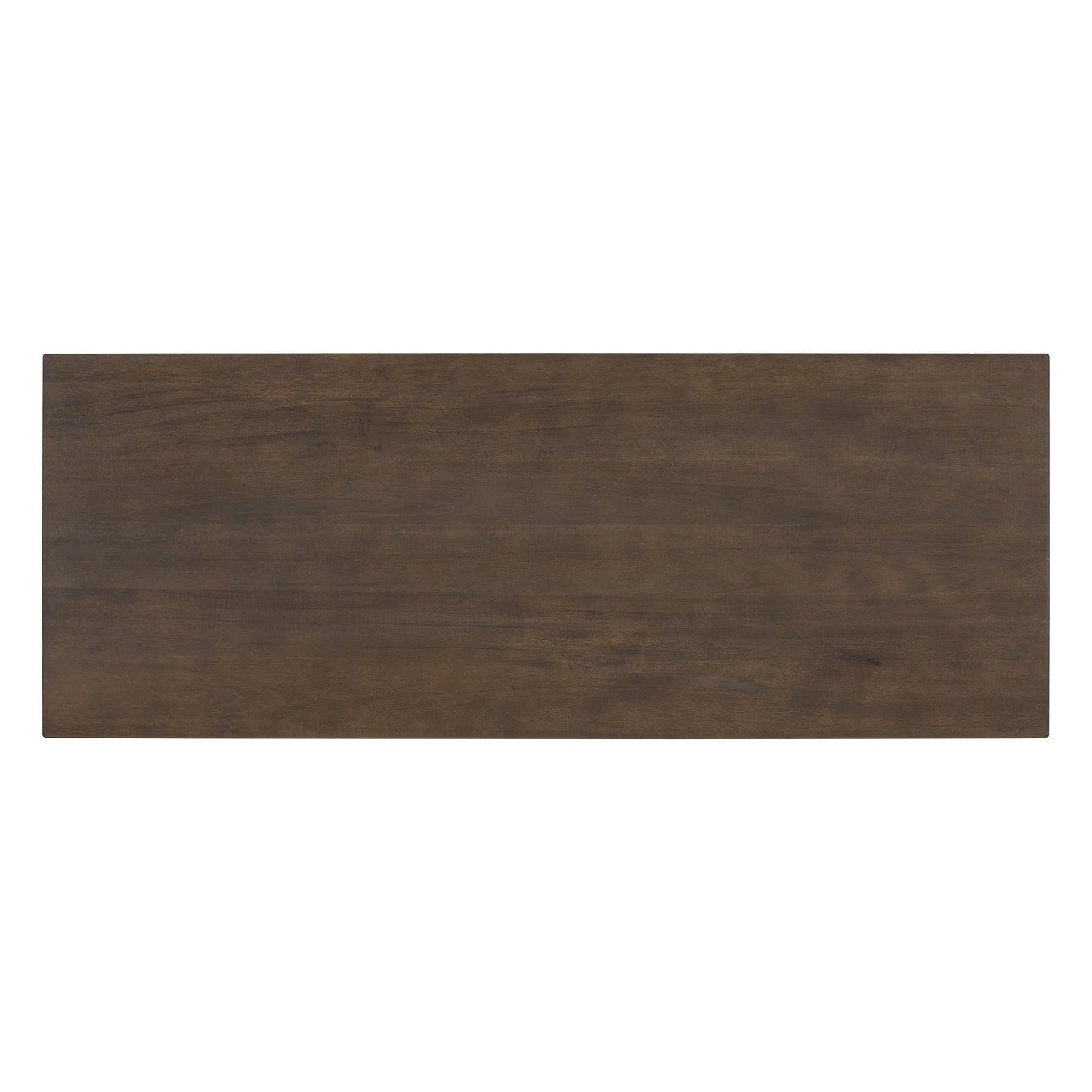 48-Inch Rustic Vintage Console Table --- Farmhouse Style Entryway Table with Open Shelf and Sturdy Construction (Walnut) - Korvel