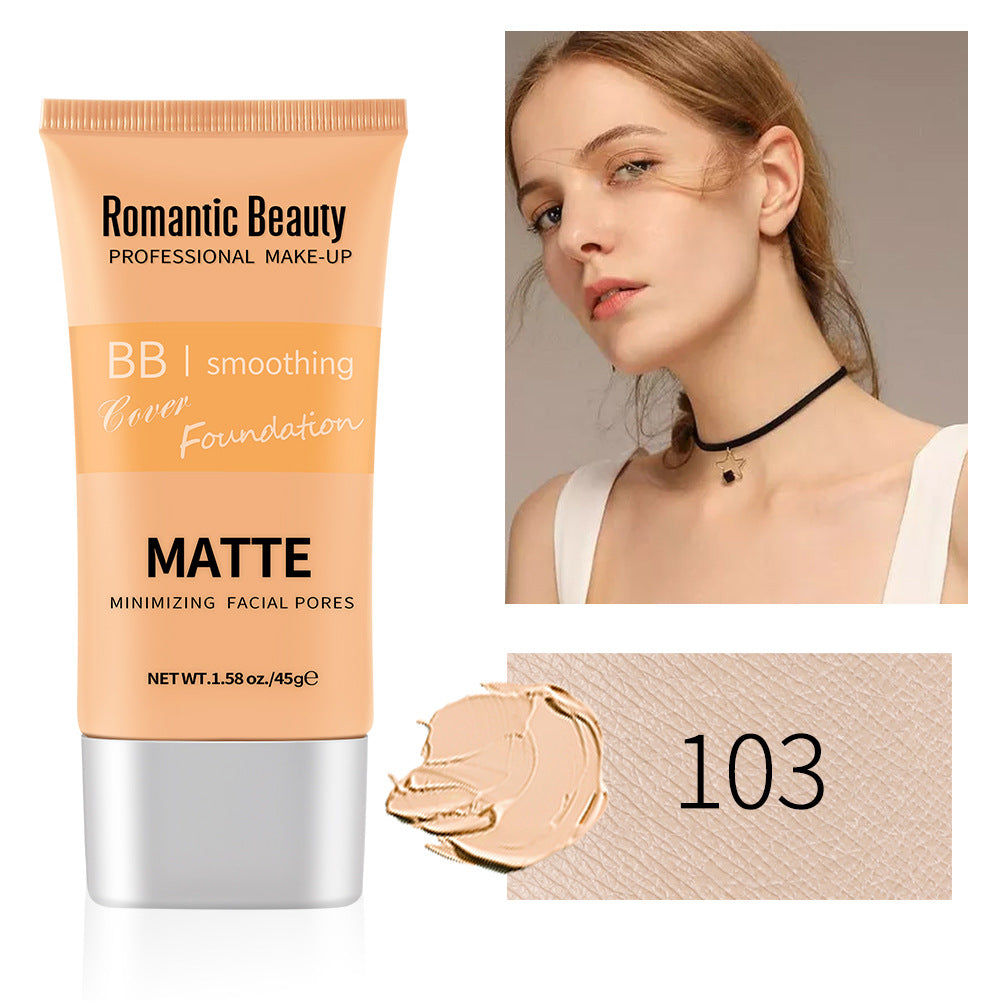 Romantic Beauty Waterproof Non-Standing Portable Foundation Oil Control Long Lasting Concealer Foundation - Korvel