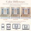 35'' x 28'' Blue Wall Mounted Bathroom Storage Cabinet with Mirror Door, Modern Bathroom Wall Cabinet with Mirror - Korvel