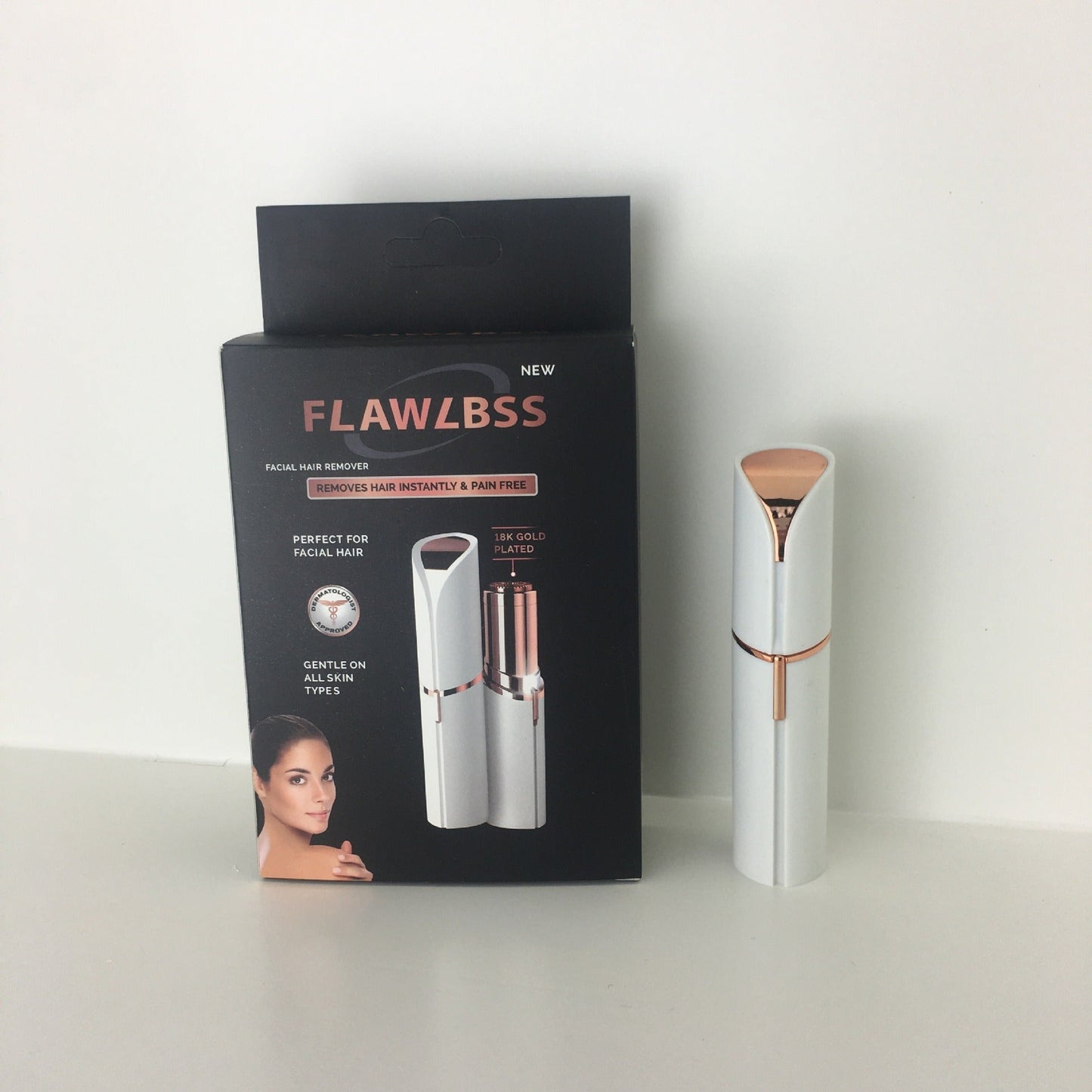 Lipstick eyebrow trimmer, women's shaver, hair remover, electric eyebrow trimmer, charging eyebrow trimmer, hair scraper - Korvel