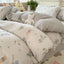 Juego de Ropa de Cama Jacquard de Cuatro Piezas de Doble Gasa