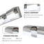 Modern 4-Light LED Vanity Lighting for Bathrooms