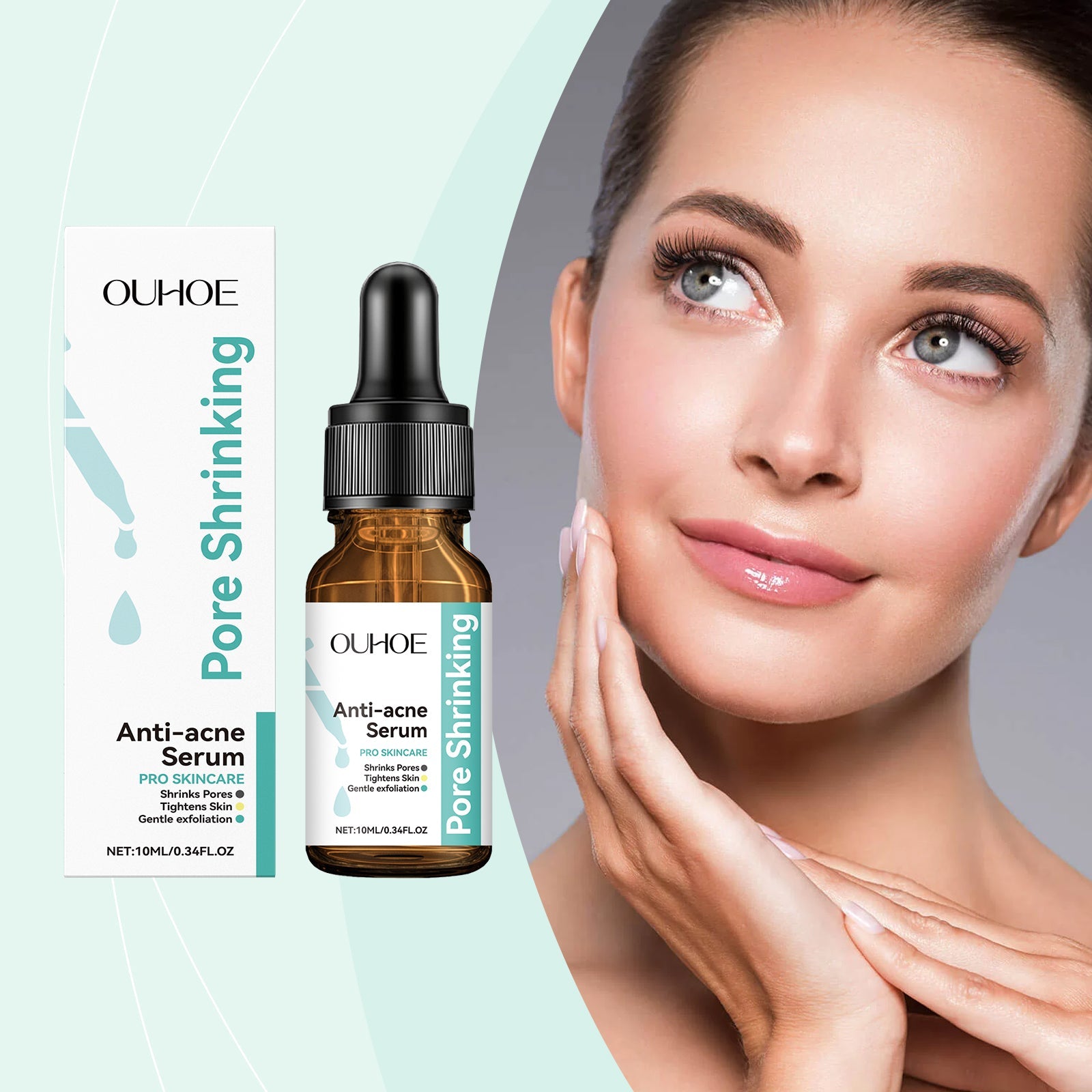 Pore Care Essence, Gently Clean Facial Skin Acne Tender And Smooth Skin Care Essence - Korvel