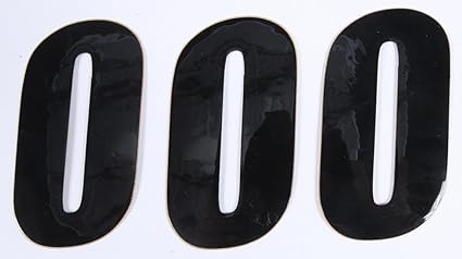 Números Individuales DCOR 4in. - No.0 - Negro 45-24-0