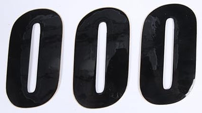 DCOR Individual Numbers 4in. - No.0 - Black 45-24-0