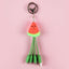 Summer cartoon charging cable refreshing fruit watermelon smiling face keychain data cable creative mobile fast charging cable - Korvel