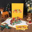 Carte de vœux de Noël 3D avec design de pingouin et d'arbre
