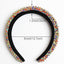 Baroque Full Crystal Hair Bands For Women Lady Luxury Shiny Padded Diamond Headband Hair Hoop Fashion Hair Accessories - Korvel