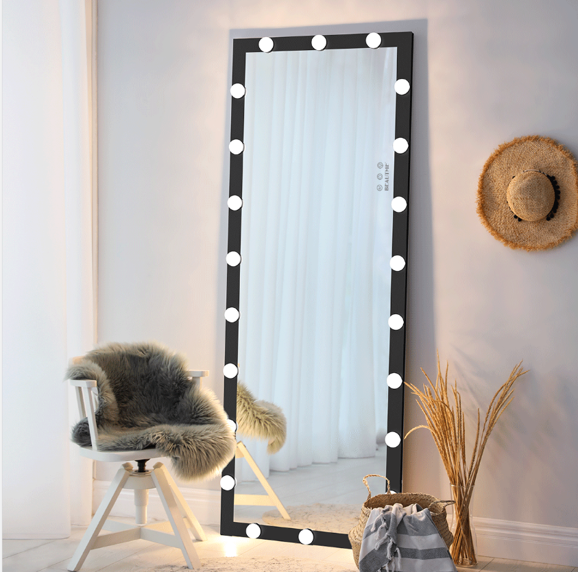 Illuminated Full Body Makeup Mirror - 63x24 Inch