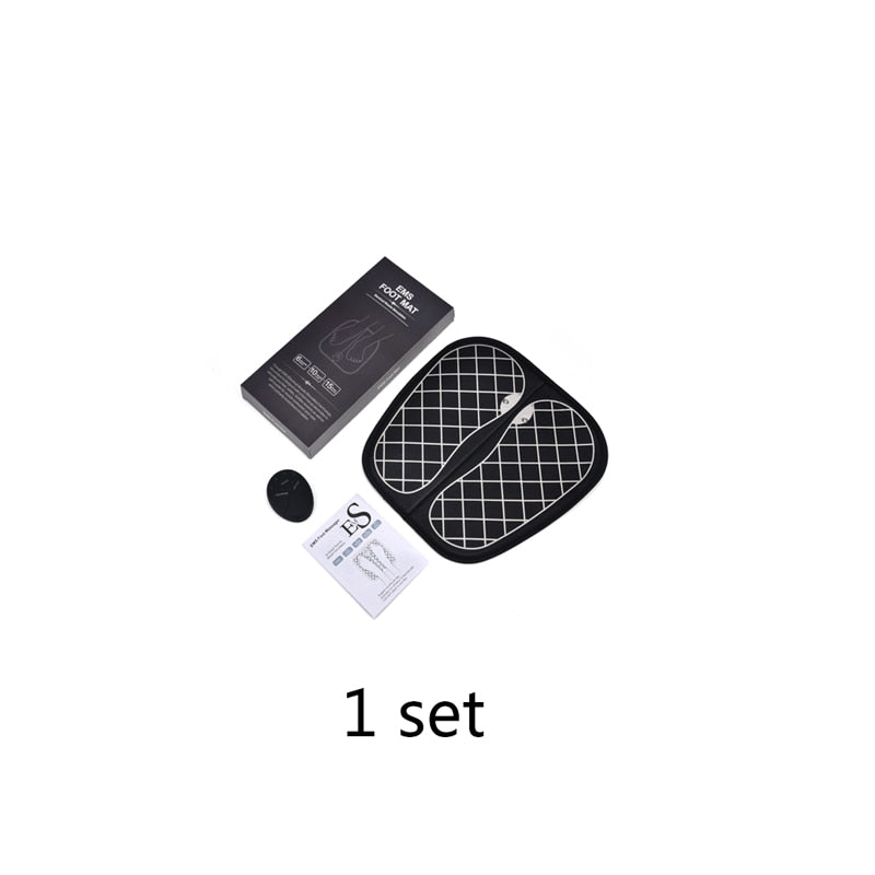 Electric EMS Foot Massager Foot Muscle Stimulator Massager Wireless Low Frequency Feet Physiotherapy ABS Stimulator Massage Mat - Korvel