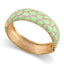 Leopard Patterned Enamel Diamond Drop Bracelet