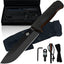 Bushwhacker D2 Steel Bushcraft Survival Knife Gift Set - Ultimate Outdoor Companion - Korvel