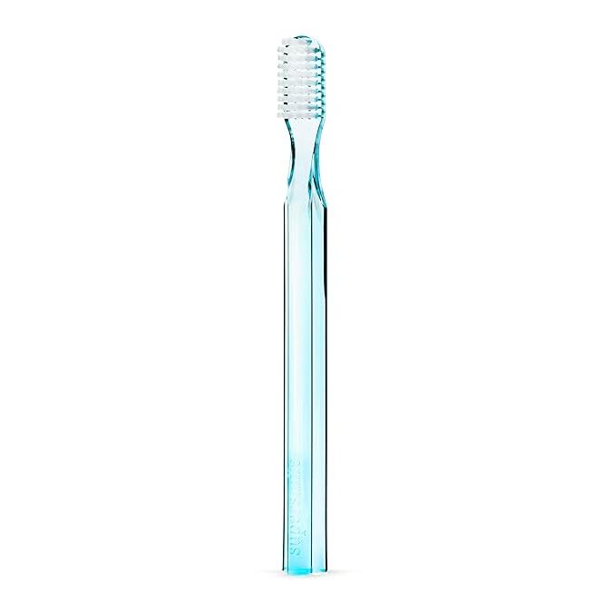 Brosse à dents de nouvelle génération Supersmile - Bleu avec poils souples à angle de 45°