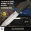 Bushwhacker D2 Steel Bushcraft Survival Knife Gift Set - Ultimate Outdoor Companion - Korvel
