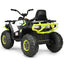 Quad ATV électrique pour enfants 12V avec MP3 et lumières LED - Blanc