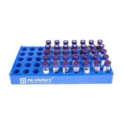 50-Position Vial Rack for Laboratory Use