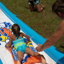 Toboggan de jardin à une voie WOW Sports avec piscine