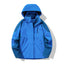 Three-in-One Waterproof Windproof Parka with Fleece Lining