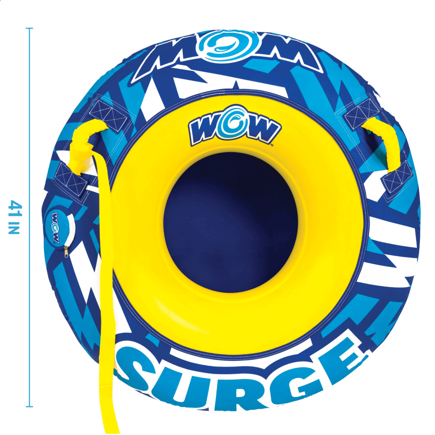Tuyau de neige WOW Sports Surge avec fond en toile