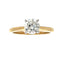 Bague de fiançailles en or jaune 10KT avec diamant naturel de 1,00 ct