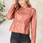 Veste zippée classique à col pour femmes pour une élégance au quotidien