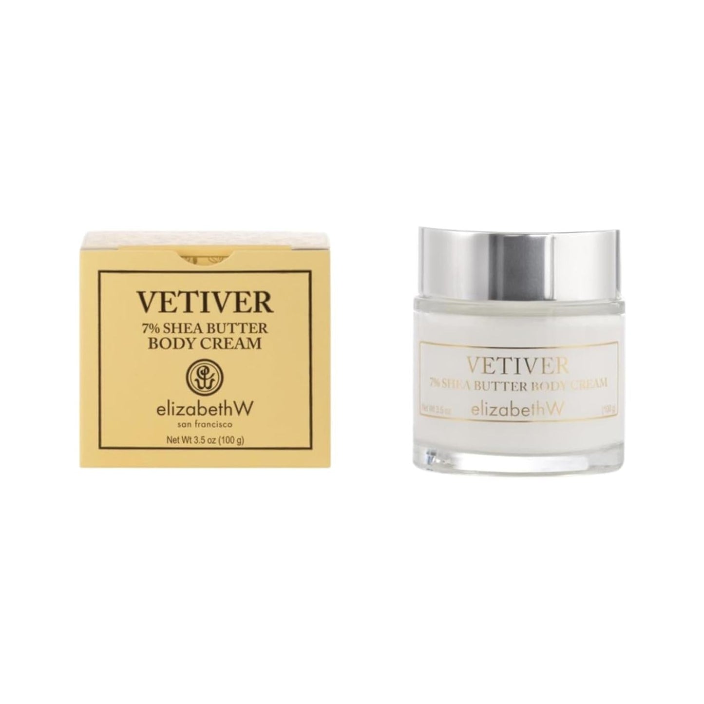 Crema Corporal de Manteca de Karité Vetiver Elizabeth W - 3.5oz