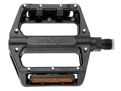 Wellgo Alloy Platform Pedals - 9/16inch Pair in Black