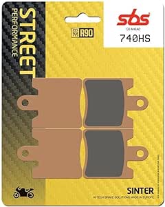 Plaquettes de frein SBS HS Sintered - Performance Premium