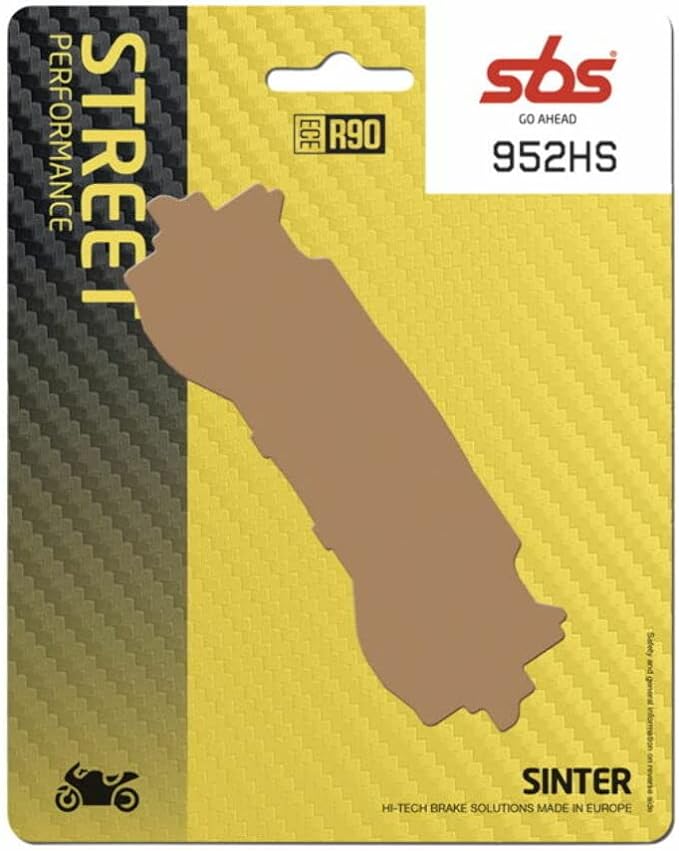 Plaquettes de frein SBS Friction 952HS avant en métal fritté pour la route