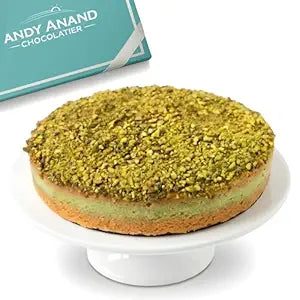 Andy Anand Gluten Free Caramel Pistachios Cheesecake 9" - Premium Dessert
