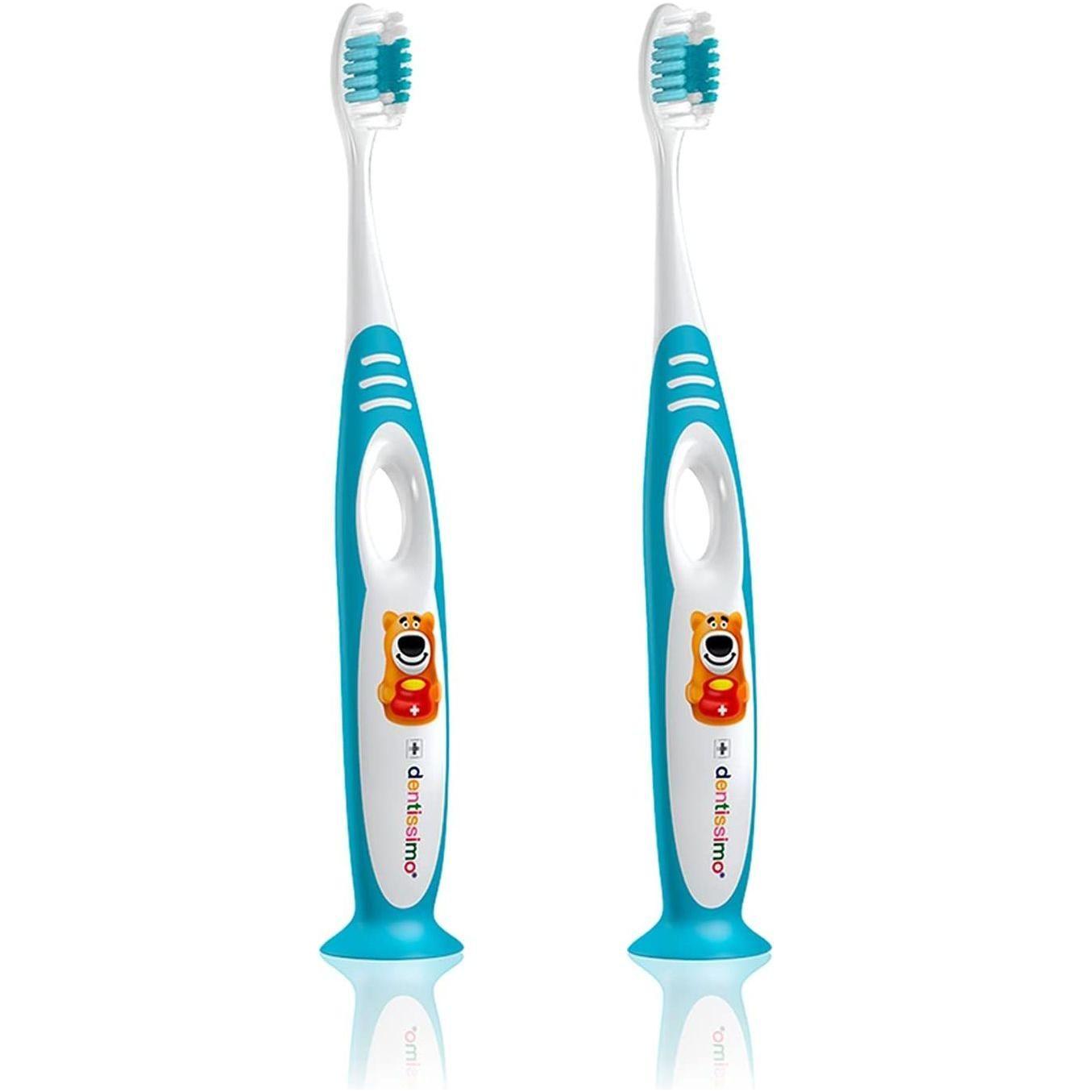 Cepillo de dientes suave Dentissimo para niños (edades 2-6)