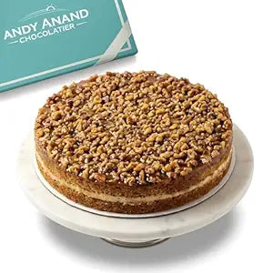 Andy Anand Sugar Free Pecan Cake - 9" Freshly Baked Delight