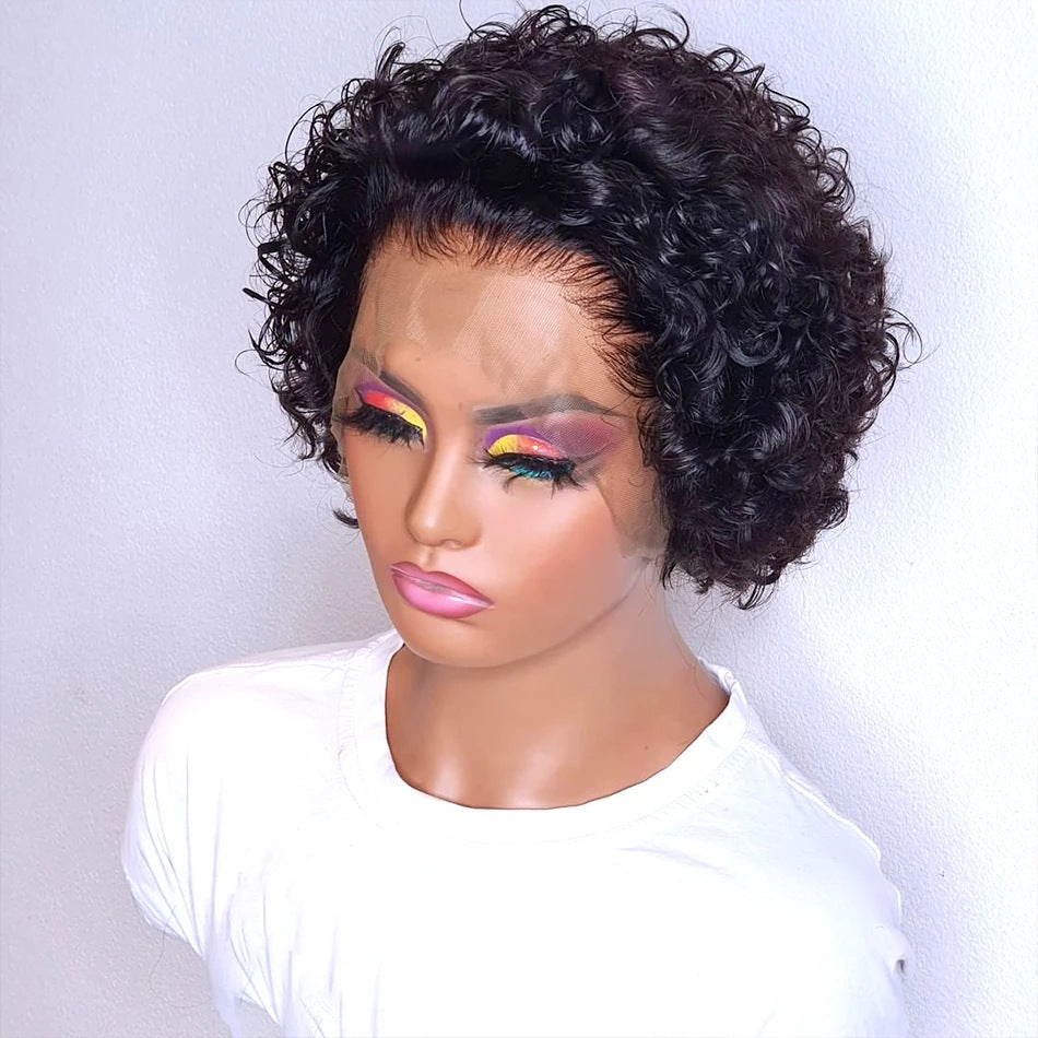 Premium Short Pixie Lace Wig - Real Human Hair