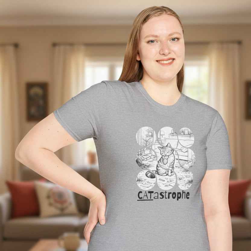 CATastrophe Cat Paw Unisex T-Shirt