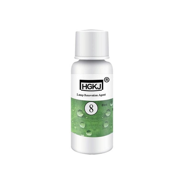 20/50ML HGKJ-8 Car Headlight Cleaning Fluid Repair Refurbishment Fluid Detergent Car Light Cleaner - Korvel