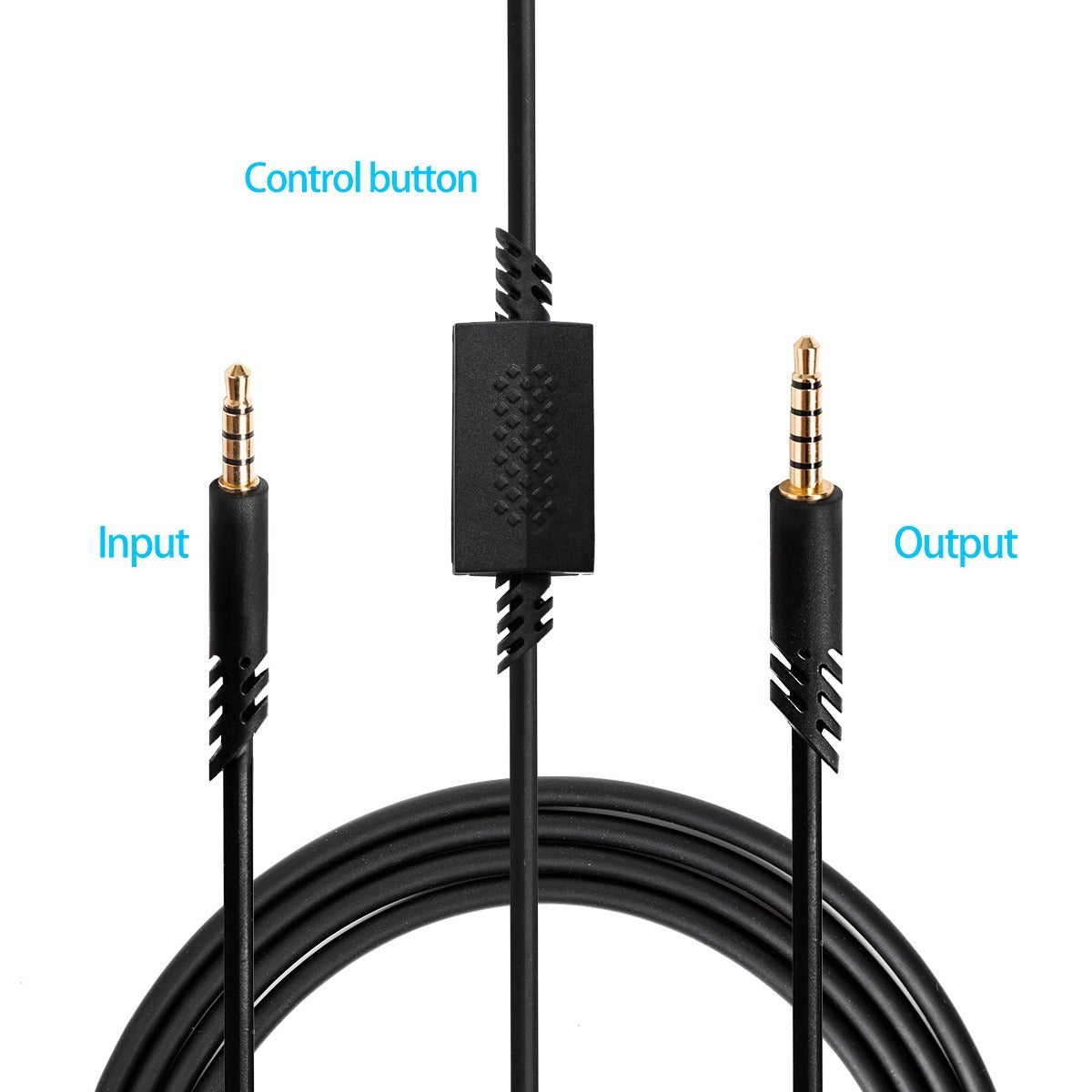 Suitable for Logitech ASTRO A10 A40 gaming headphones Ps4 connection cable headphone audio cable - Korvel