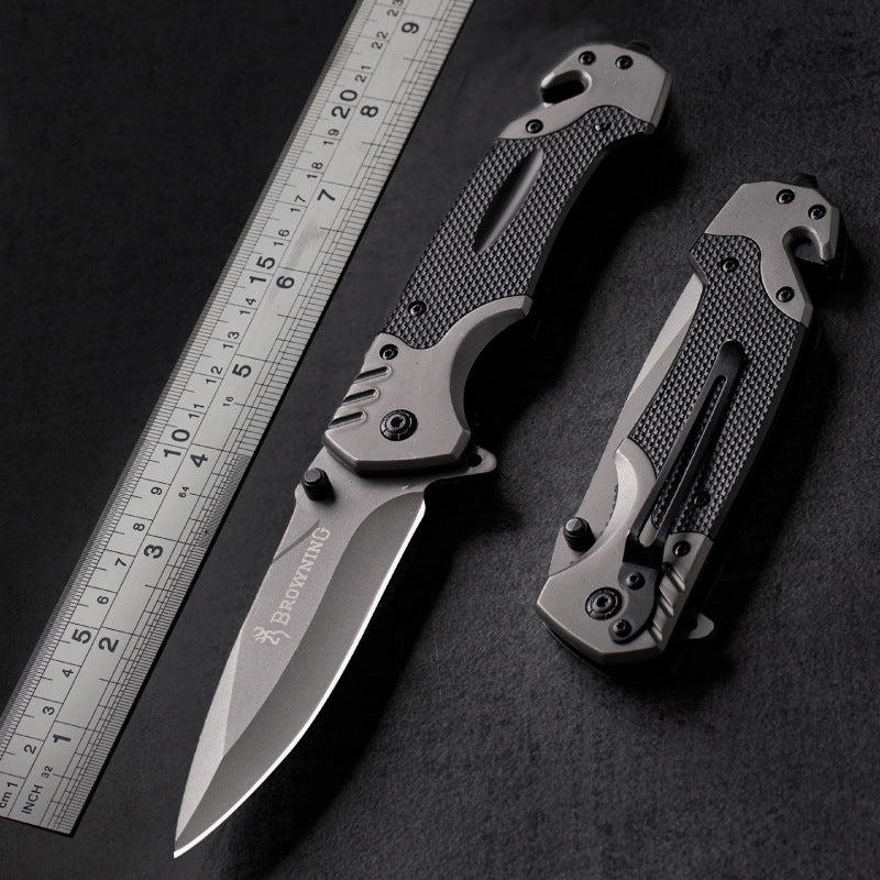 Folding Knife Stainless Steel High Hardness Outdoor Knife Pocket Knife Fishing Knife Defense Military Knife Camping Folding Knife - Korvel