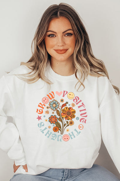 Grow Positive Thoughts Sweatshirt