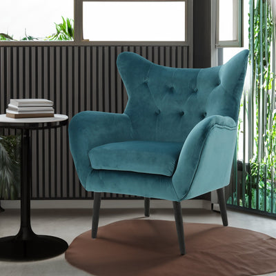Elegant Teal Armchair for Stylish Living Spaces
