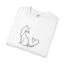 Purr Line Art Cat Unisex T-Shirt