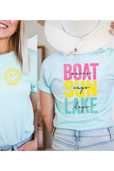 Camiseta Boat Waves Sun Rays 5213