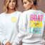 Boat Waves Sun Rays Sweatshirt