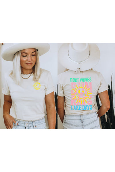 Boat Waves Lake Days Tee 5214 - Korvel