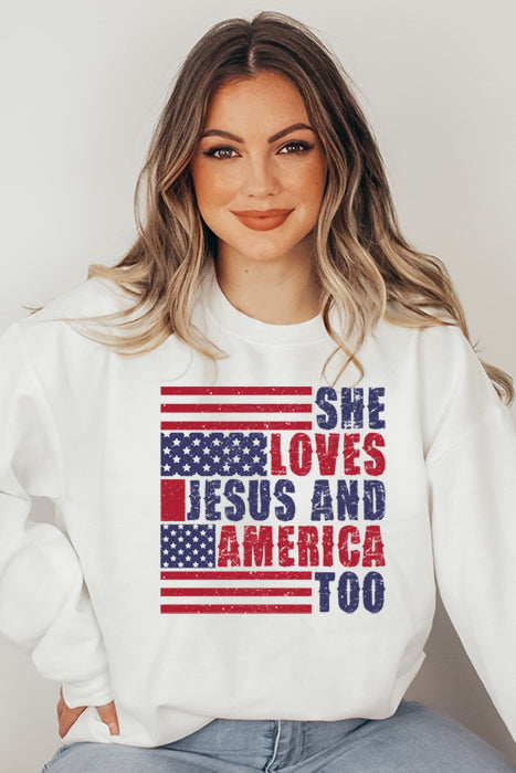 Jesus And America Sweatshirt - Korvel
