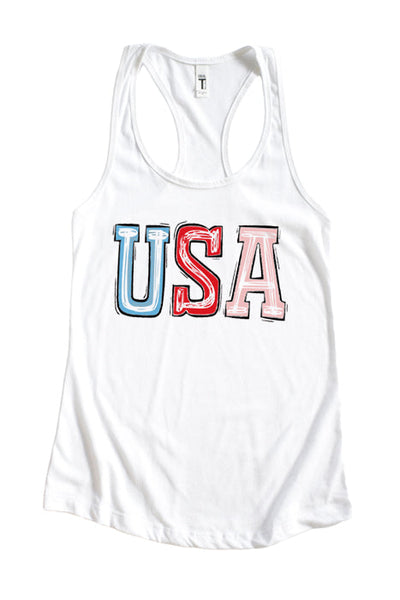 USA Tank 5219 - Premium Racerback Top
