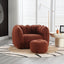 Soft Bean Bag Chair with High Resilient Foam(Chips)for living room and bedroom Comfortable Square Lazy Sofa with  Footstool - Korvel