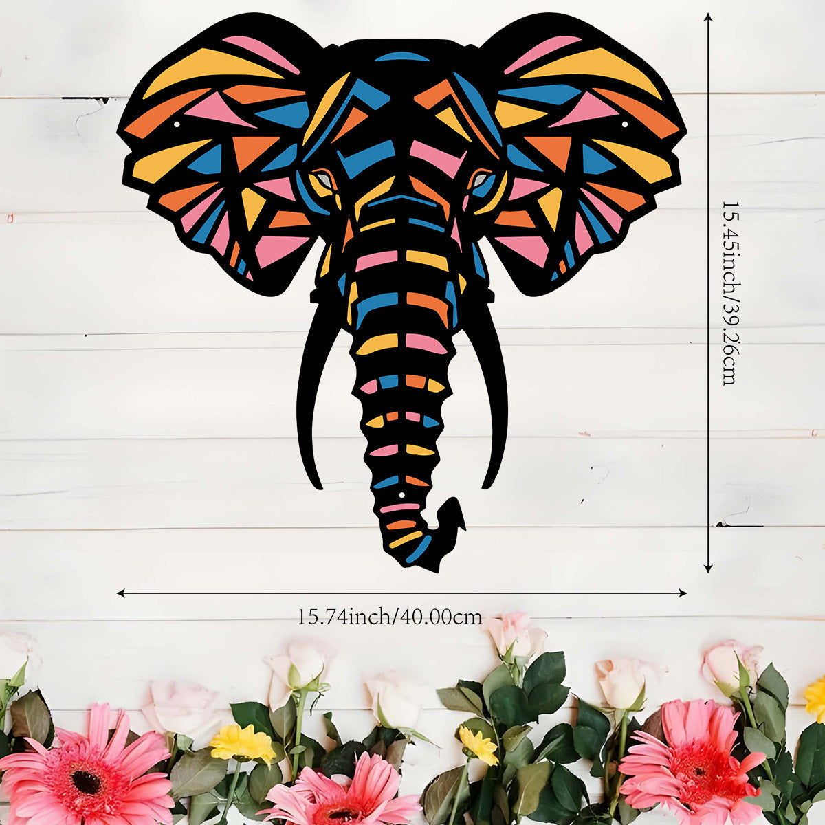 Iron animals elephants lions hummingbirds home wall hanging hardware crafts pendants metal decorations - Korvel